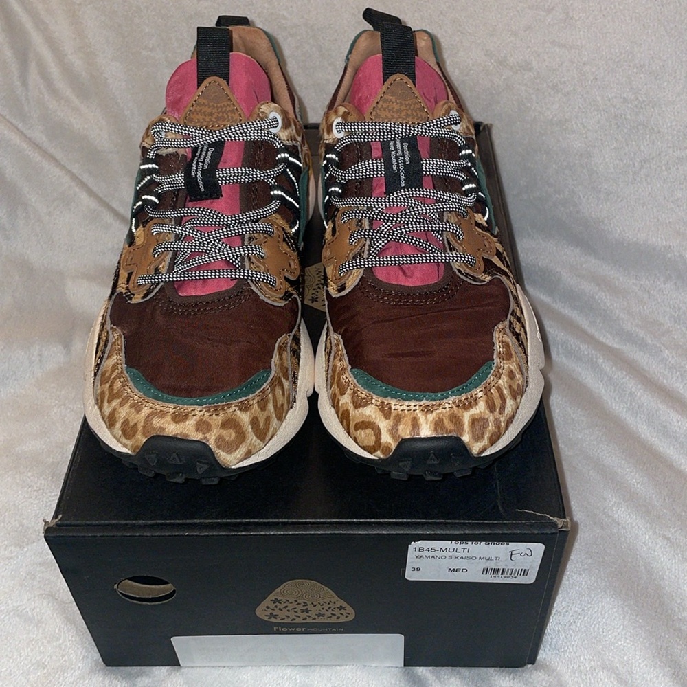 NWT Flower Mountain YAMANO 3 UNI Suede and Technical Fabric Sneakers - Picture 7 of 16
